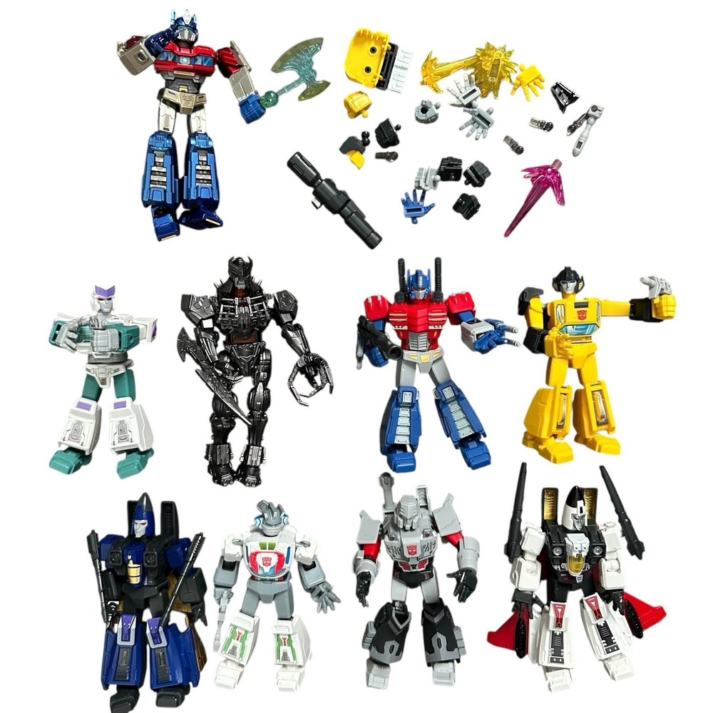 Blokees Transformers Model Kit Lot Galaxy Optimus Megatron Scourge Bundle READ